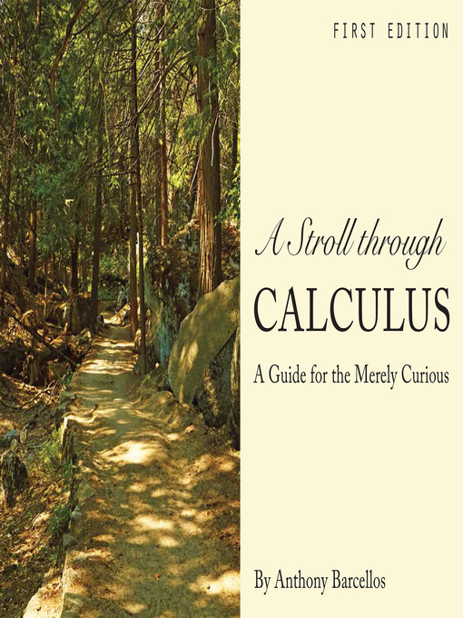 Title details for A Stroll through Calculus by Anthony Barcellos - Available